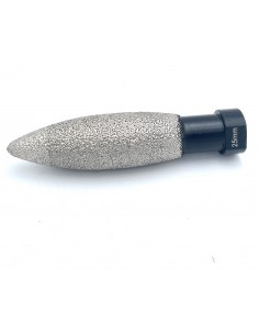 Oval Fresa Diamantada Ø25mm x 80mm M14