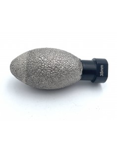 Ovale Fresa Diamantata Ø35mm x 60mm M14