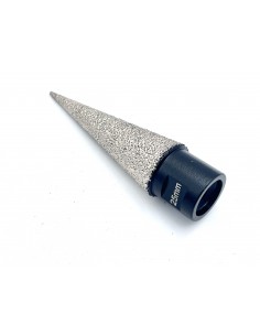 Cono Fresa Diamantata Ø25mm x 80mm M14