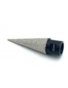 Cono Fresa Diamantata Ø25mm x 80mm M14
