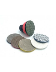 Set 6 Diaface Velcro Mini Discs Ø50mm and Backing Pad M14