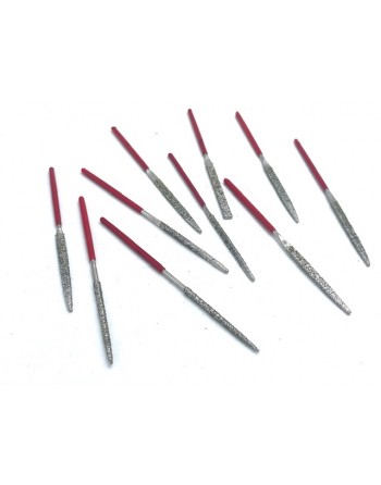 Set 10 Electroplated Diamond Files 100mm