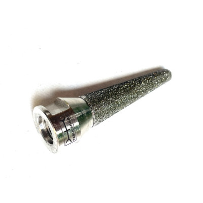 Cono Arrotondato Fresa Diamantata Elettrodeposta Ø20/10mm x 70mm M14
