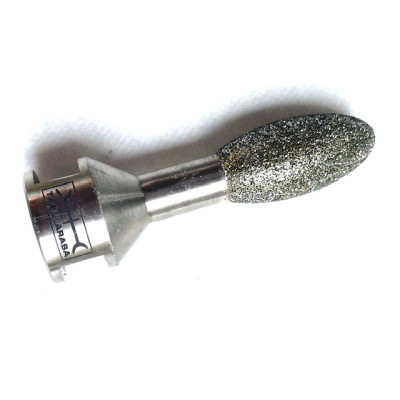 Oval Fraise Diamantée Électrolytique Ø20mm x 40mm M14