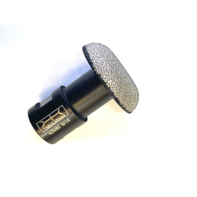 Flat Rounded Diamond Bit Ø40x10mm R10 M14