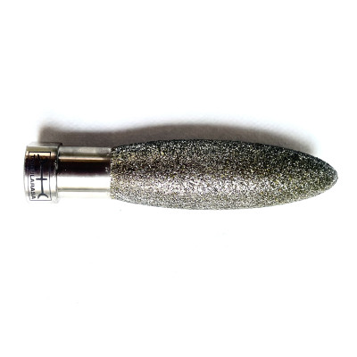 Ovale Fresa Diamantata Elettrodeposta Ø25mm x 80mm M14